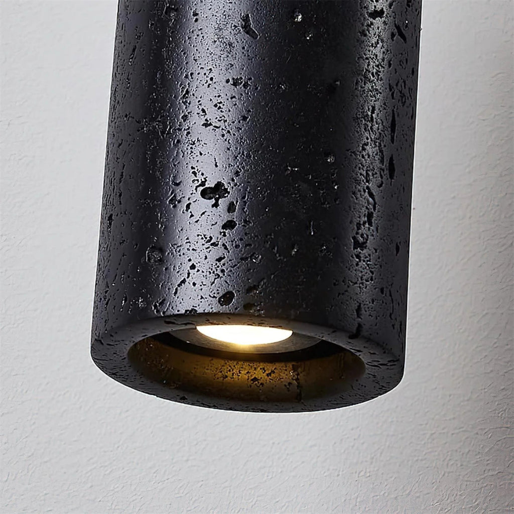 Travertine Cylinder Pendant Light