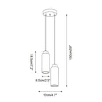 Travertine Cylinder Pendant Light