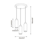 Travertine Cylinder Pendant Light