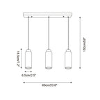 Travertine Cylinder Pendant Light
