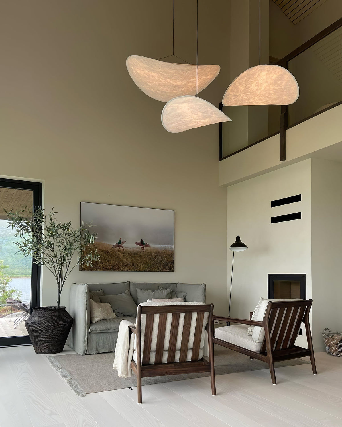 Sereca Suspension en Papier et Fibre de Verre - Neutralighting