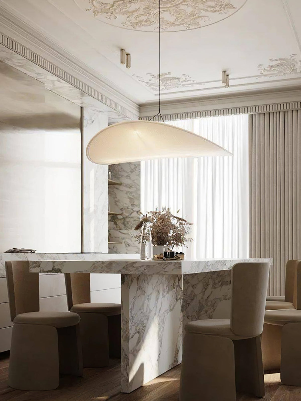 Sereca Suspension en Papier et Fibre de Verre - Neutralighting