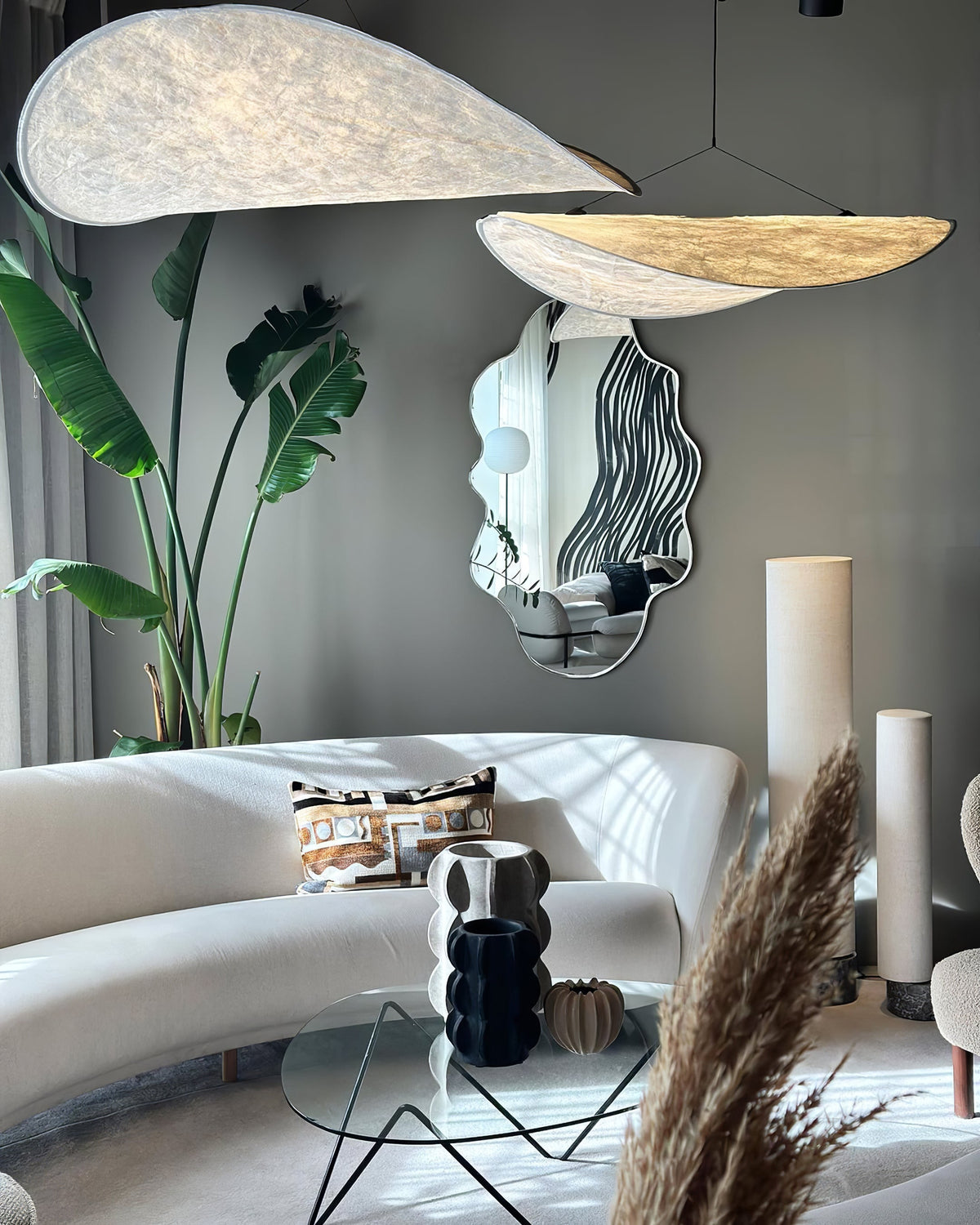 Sereca Suspension en Papier et Fibre de Verre - Neutralighting