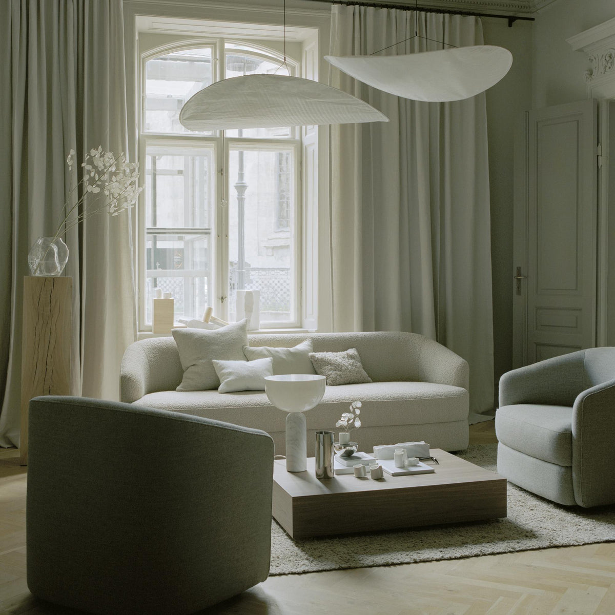 Sereca Suspension en Papier et Fibre de Verre - Neutralighting