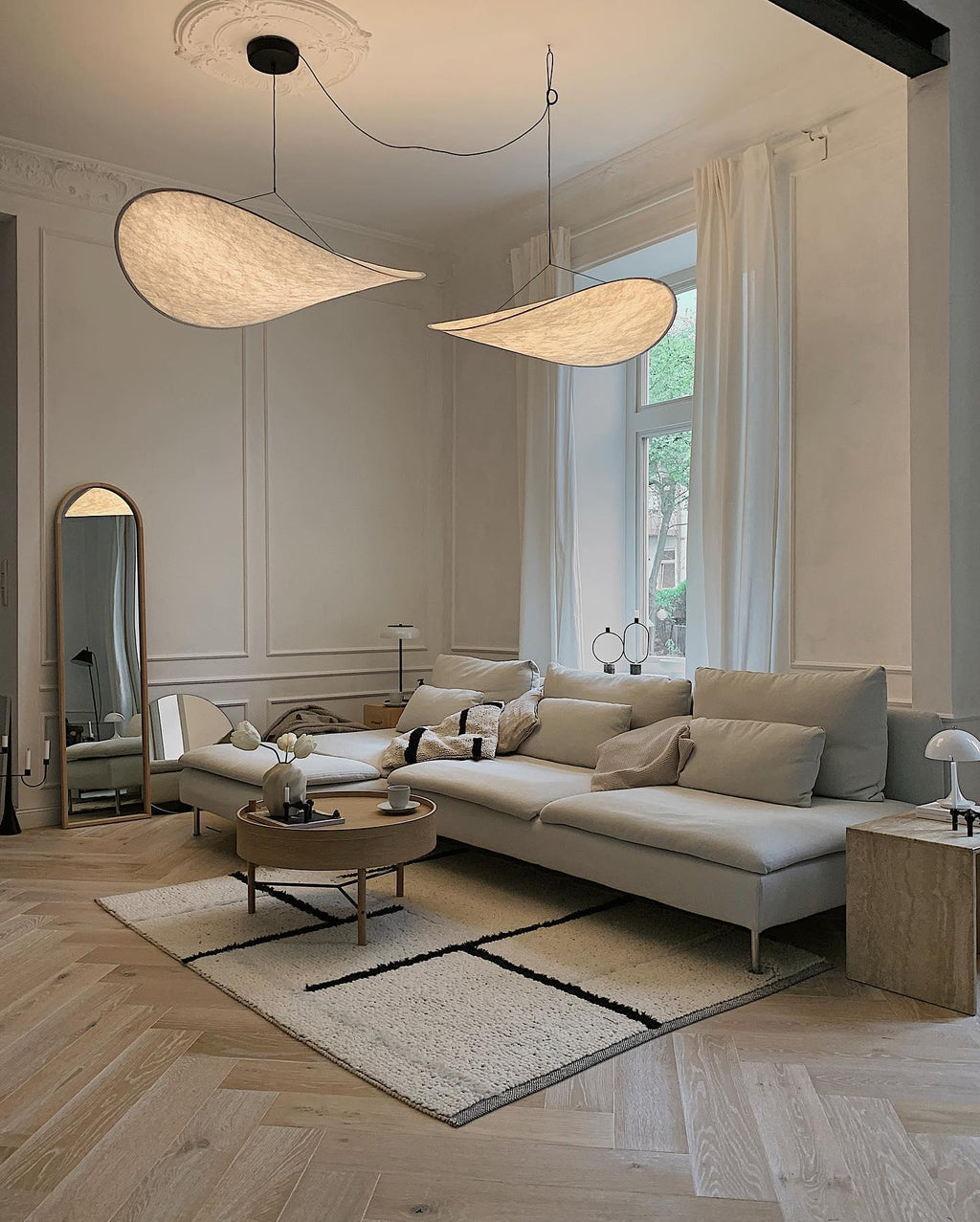 Sereca Suspension en Papier et Fibre de Verre - Neutralighting