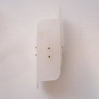 Alabaster Wall Lamp Hand-Cut Spanish Stone | G9 or Integrated LED | Unique Natural Grain Interior Sconce Lighting