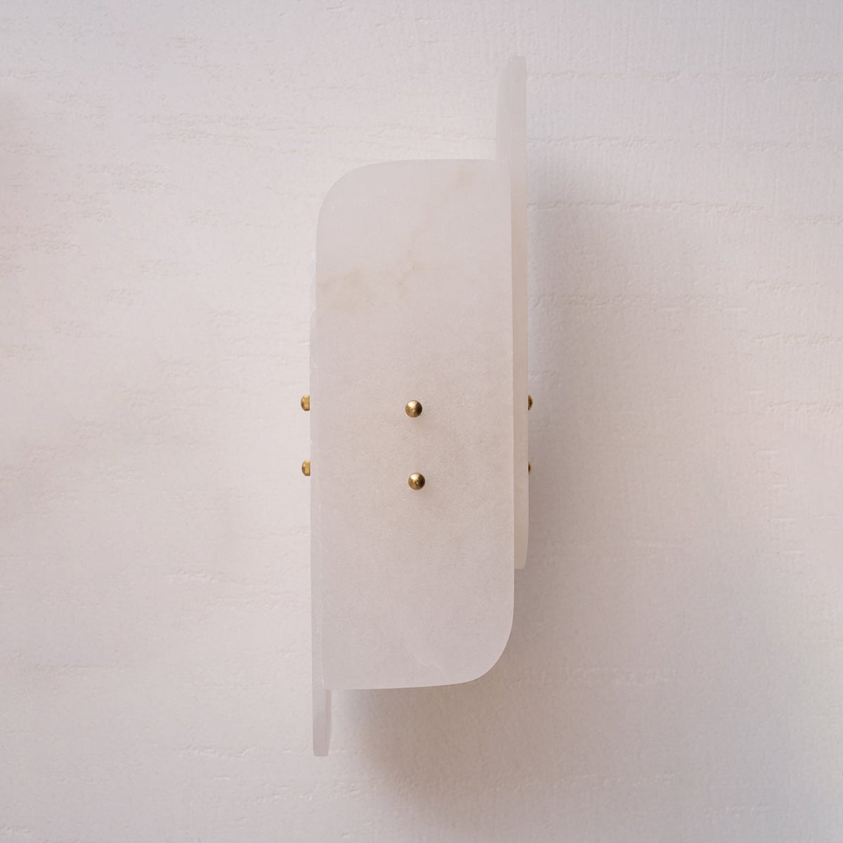 Alabaster Wall Lamp Hand-Cut Spanish Stone | G9 or Integrated LED | Unique Natural Grain Interior Sconce Lighting