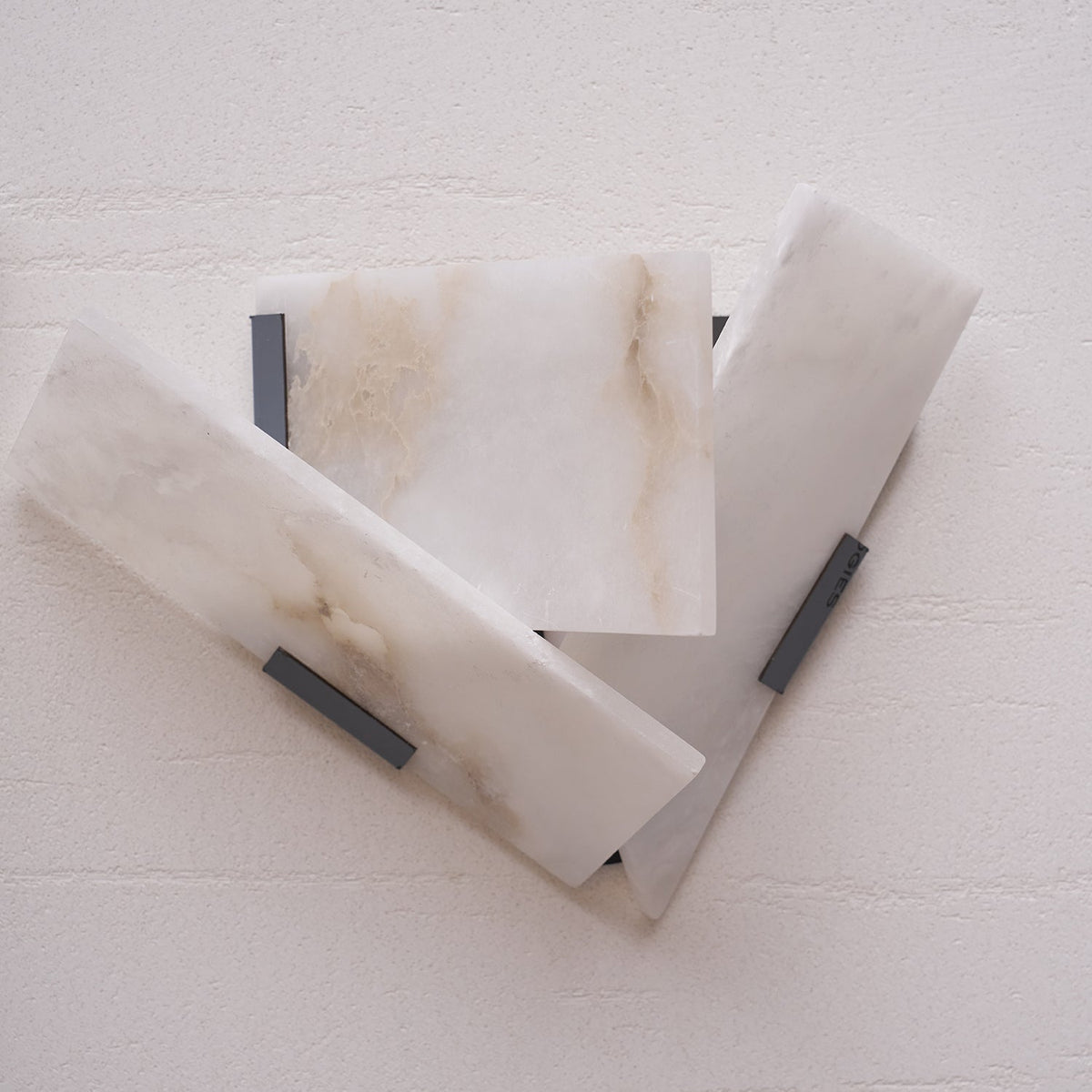 Alabaster Wall Lamp Hand-Cut Spanish Stone | G9 or Integrated LED | Unique Natural Grain Interior Sconce Lighting