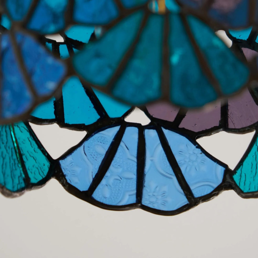 Mosaic Glass Brass Ceiling Light