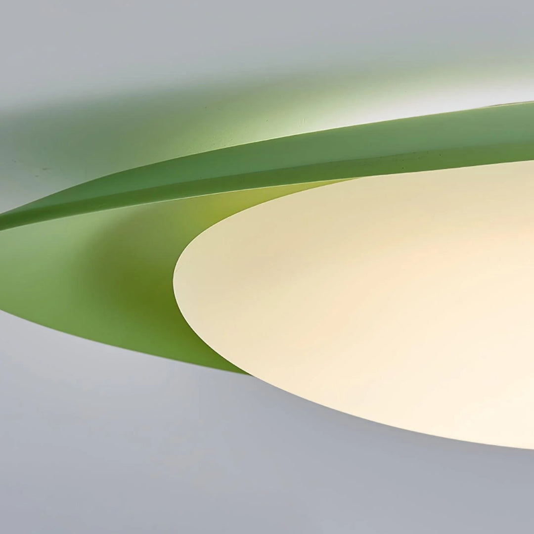 Contemporary Leaf-Shaped LED Ceiling Light