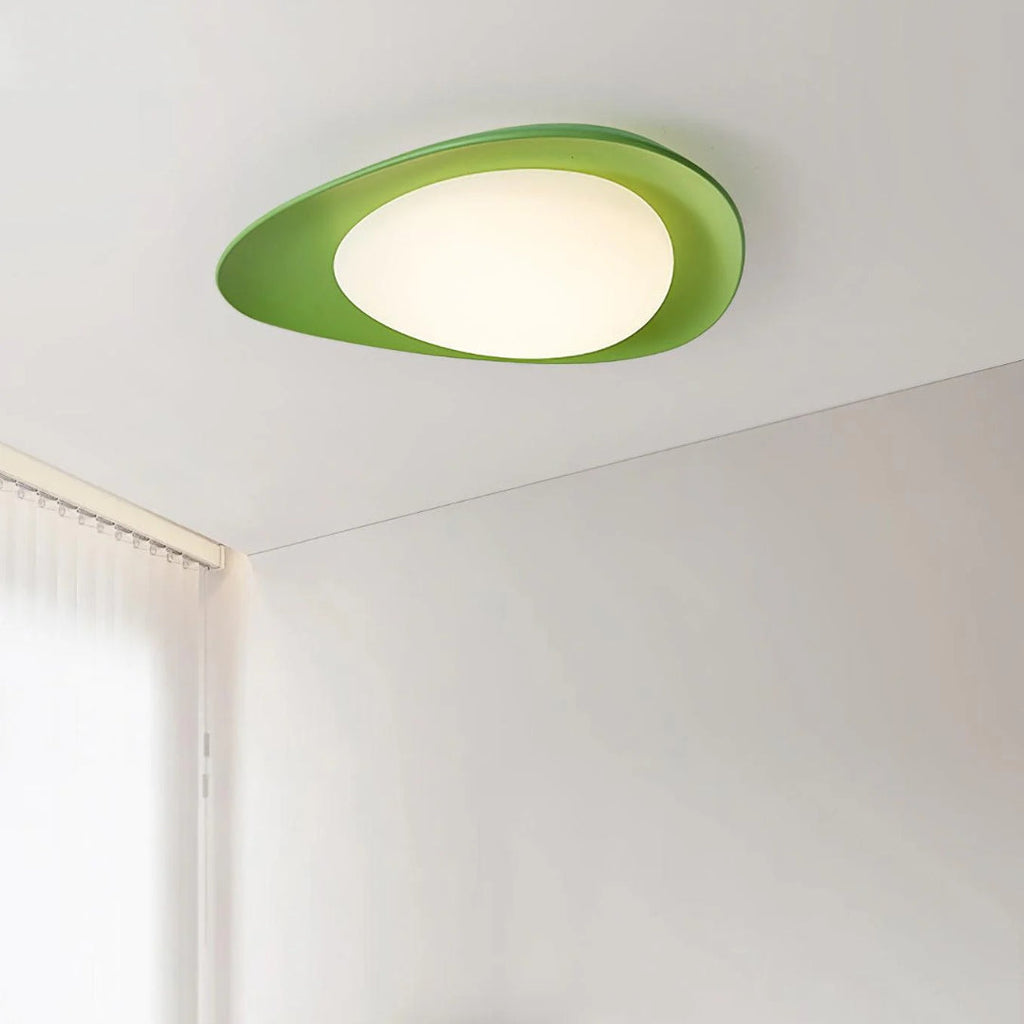 Contemporary Leaf-Shaped LED Ceiling Light
