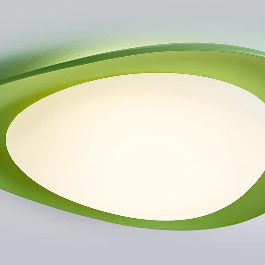 Contemporary Leaf-Shaped LED Ceiling Light