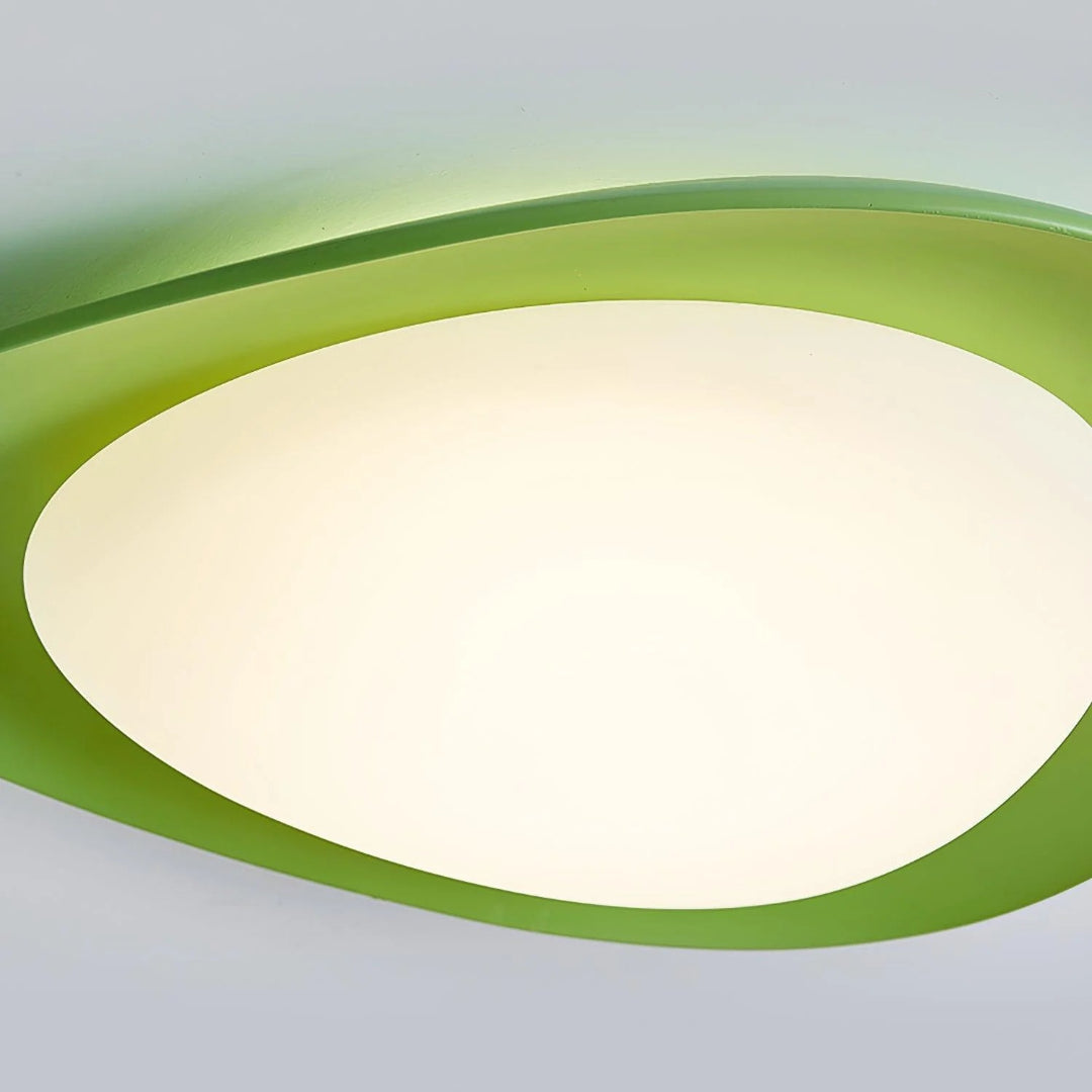Contemporary Leaf-Shaped LED Ceiling Light