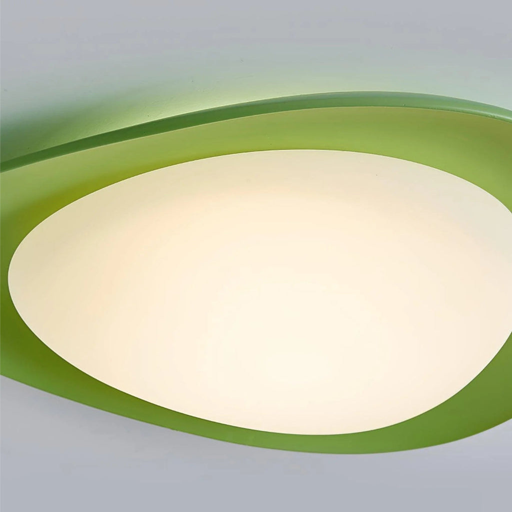 Contemporary Leaf-Shaped LED Ceiling Light
