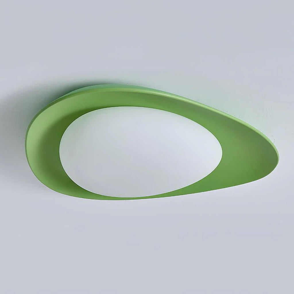 Contemporary Leaf-Shaped LED Ceiling Light