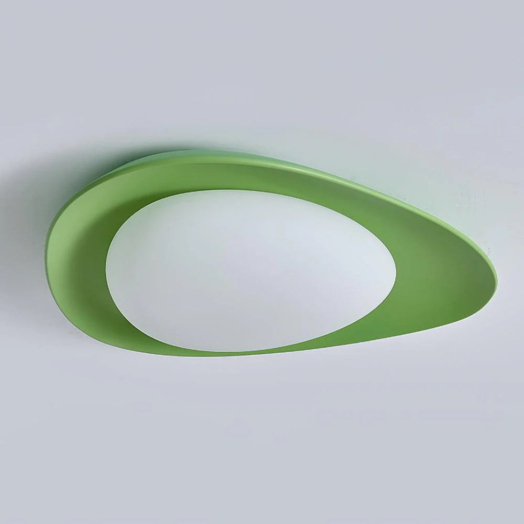 Contemporary Leaf-Shaped LED Ceiling Light