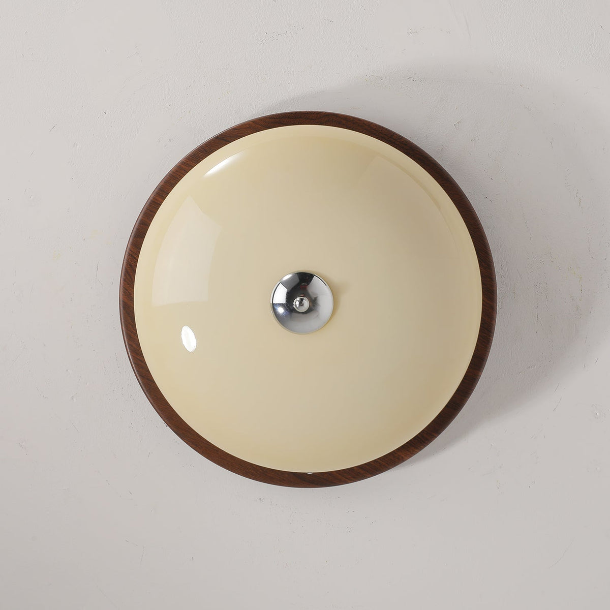 Flush Mount Ceiling Light Glass Metal Integrated LED | Three Color Temperatures | 36W Hardwired Indoor Lighting Fixture