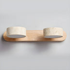 Minimalist Travertine Double Wall Light