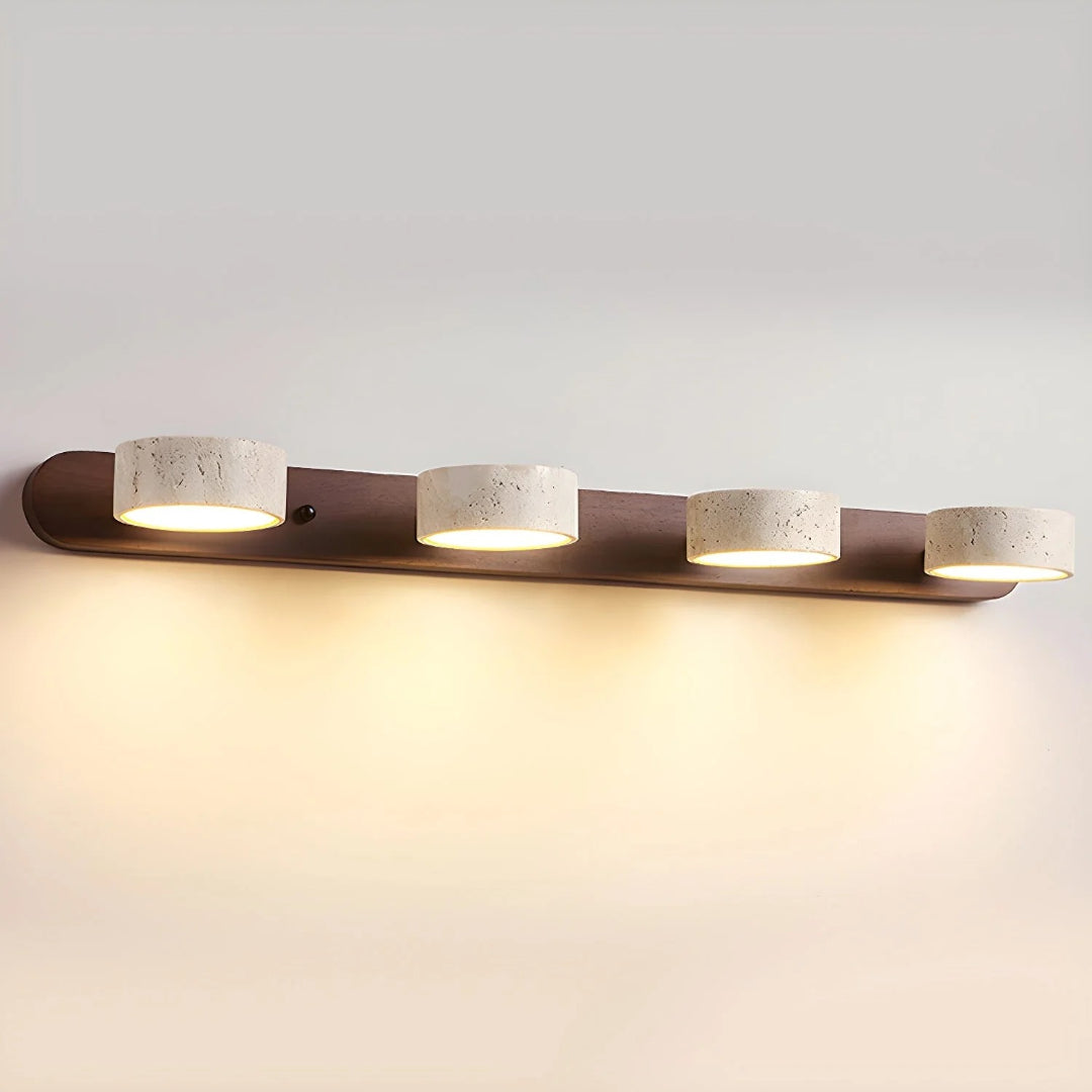 Minimalist Travertine Double Wall Light