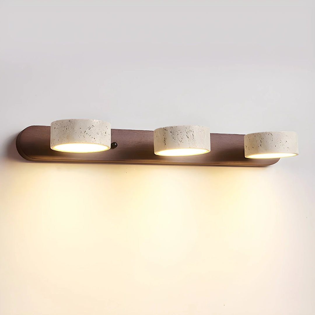 Minimalist Travertine Double Wall Light