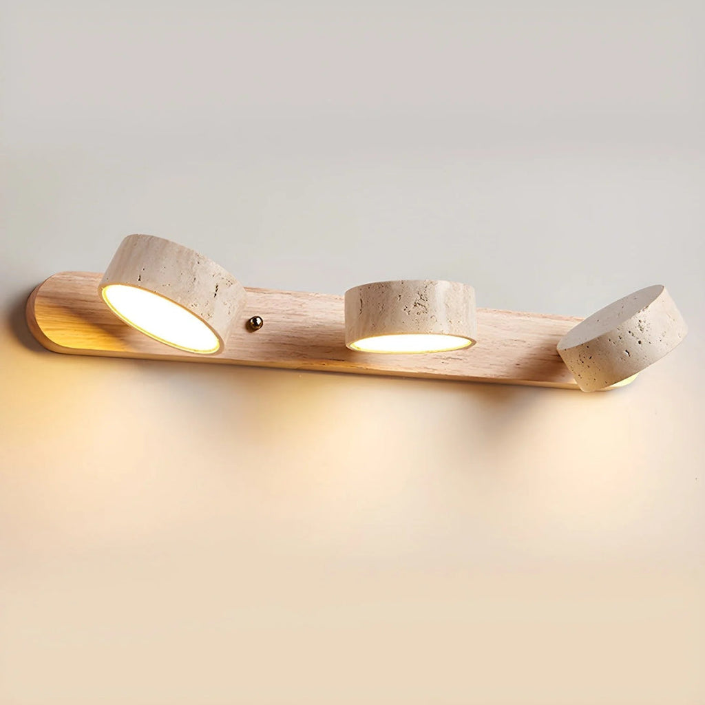 Minimalist Travertine Double Wall Light