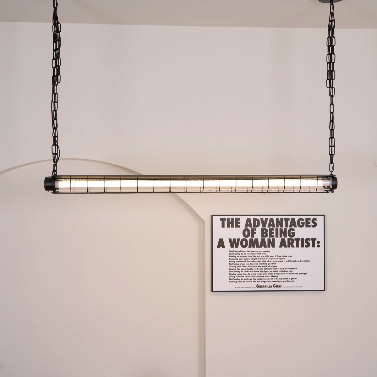 Industrial Linear Suspension Light Metal Glass | Integrated LED Ceiling Fixture | Modern Lighting for Kitchen Islands
