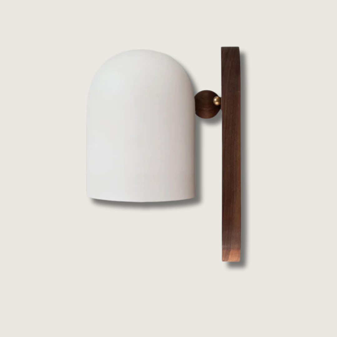 Wabi-Sabi Wooden Wall Light