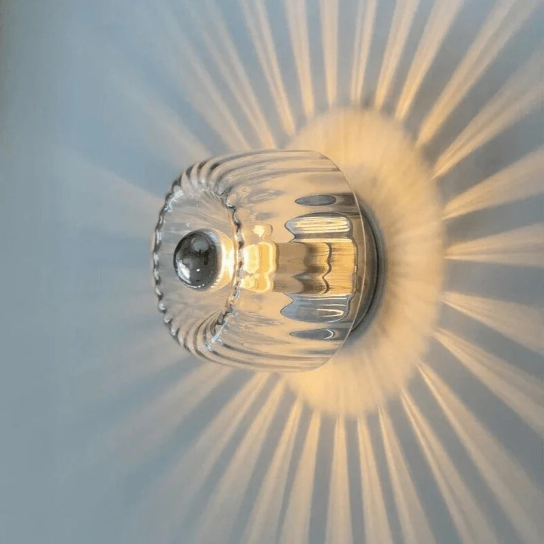 Bauhaus Glass Wall Light