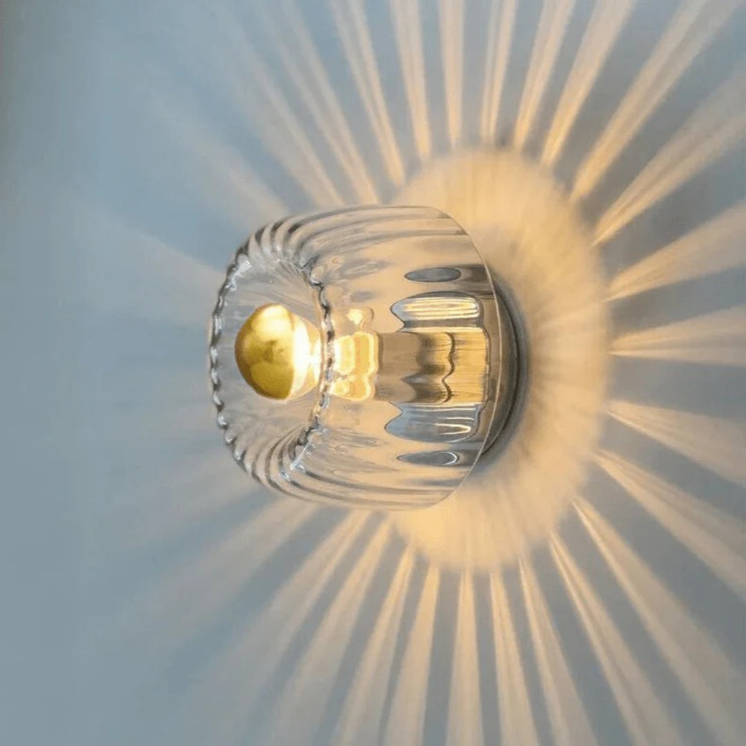 Bauhaus Glass Wall Light