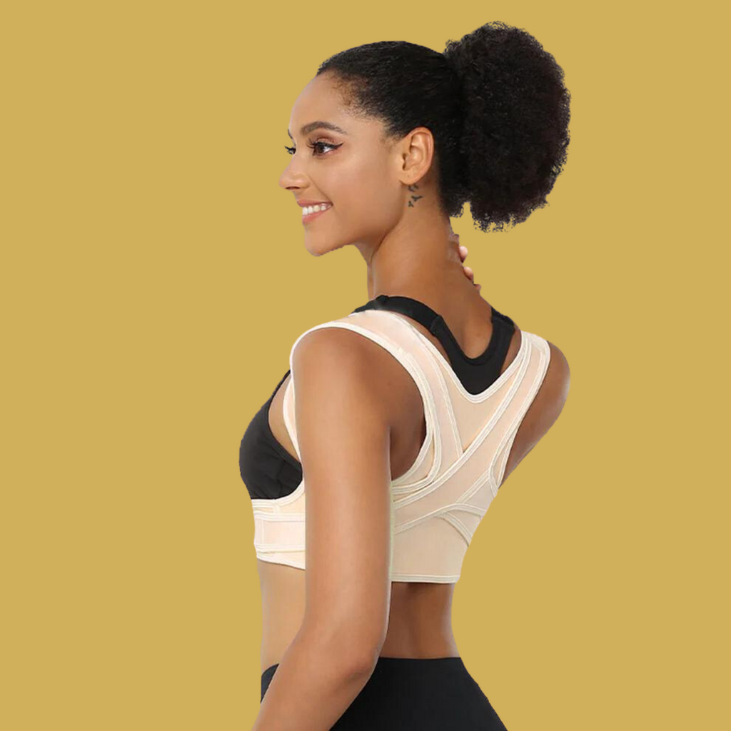 Posture Corrector for Women and Men | Adjustable Back Brace for Posture Awareness | Invisible Under Clothing Soft Material