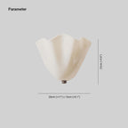 Wall Lamp Metal and Glass | Sculptural Petal Design | Soft Ambient Indoor Lighting for Modern Living Rooms and Bedrooms
