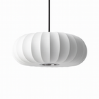 Layered Silk Pendant Lamp – Organic Sculptural Design For High Ceilings