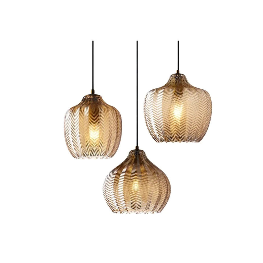 Woven Glass Pendant Light