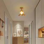 Textured Glass Ceiling Light