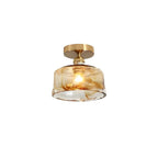 Textured Glass Ceiling Light