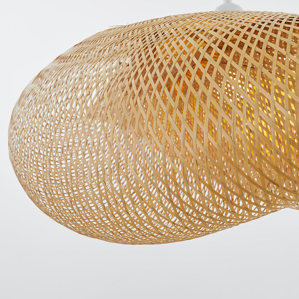 Rinwa Suspension Nuage Bohème. Bambou. Bois. Salon - Neutralighting