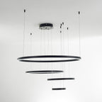 Remi Suspension Anneau Moderne Métal Noir/Doré/Café Salon - Neutralighting