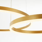 Remi Suspension Anneau Moderne Métal Noir/Doré/Café Salon - Neutralighting