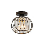 Vintage Crystal Ceiling Light