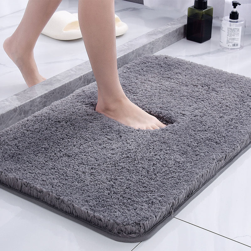 Bathroom Rug Polyester Fibre | Rectangle Shape | Fluffy Quick Dry Texture for Tile Floors and Machine Washable Design