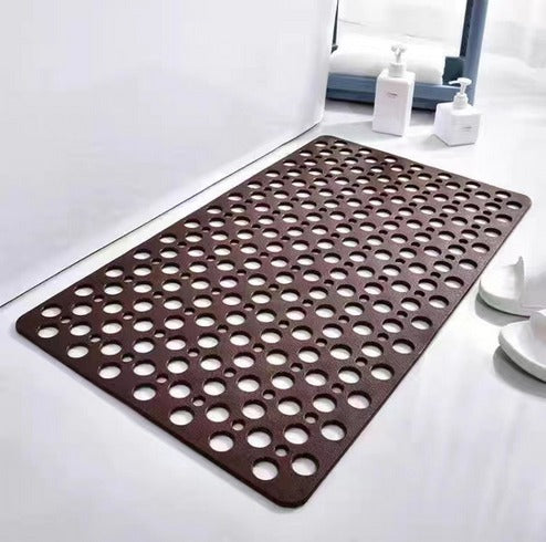Non-Slip Shower Mat Flexible Material | Mold Resistant Drainage System | Safe and Comfortable Bathroom Safety Floor Mat