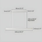 Minimalist Linear LED Pendant Light
