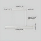 Minimalist Linear LED Pendant Light
