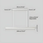 Minimalist Linear LED Pendant Light