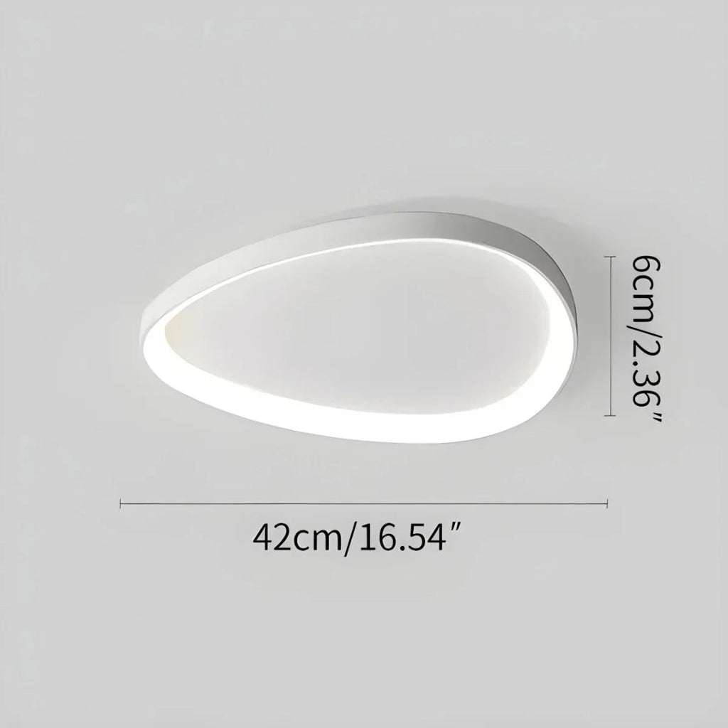 Minimalist Oval LED Ceiling Light