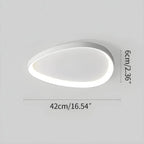 Minimalist Oval LED Ceiling Light