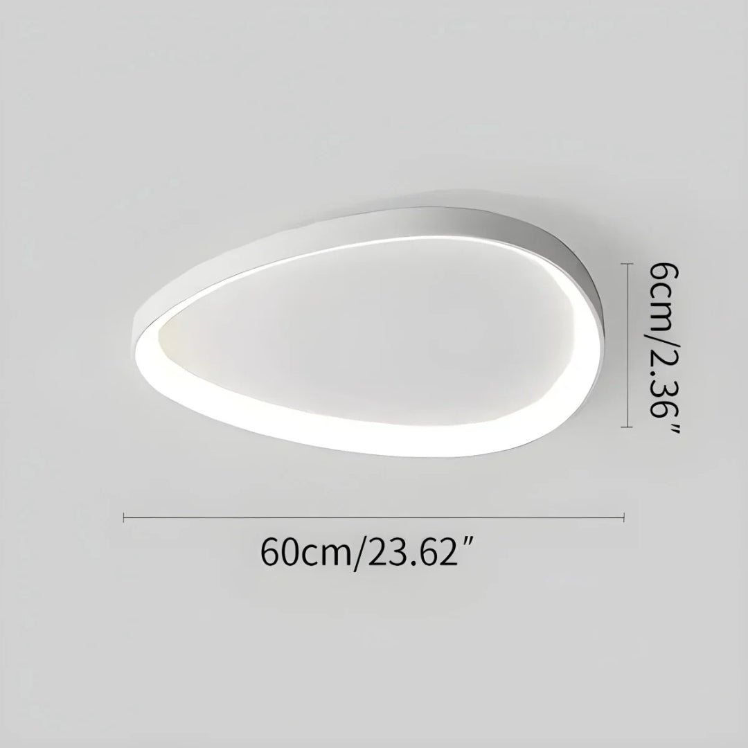 Minimalist Oval LED Ceiling Light