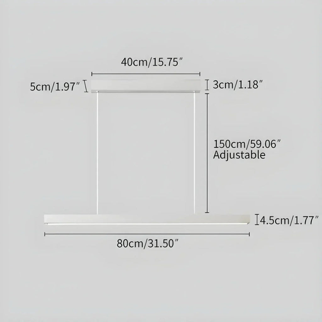 Minimalist Linear LED Pendant Light