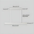 Minimalist Linear LED Pendant Light