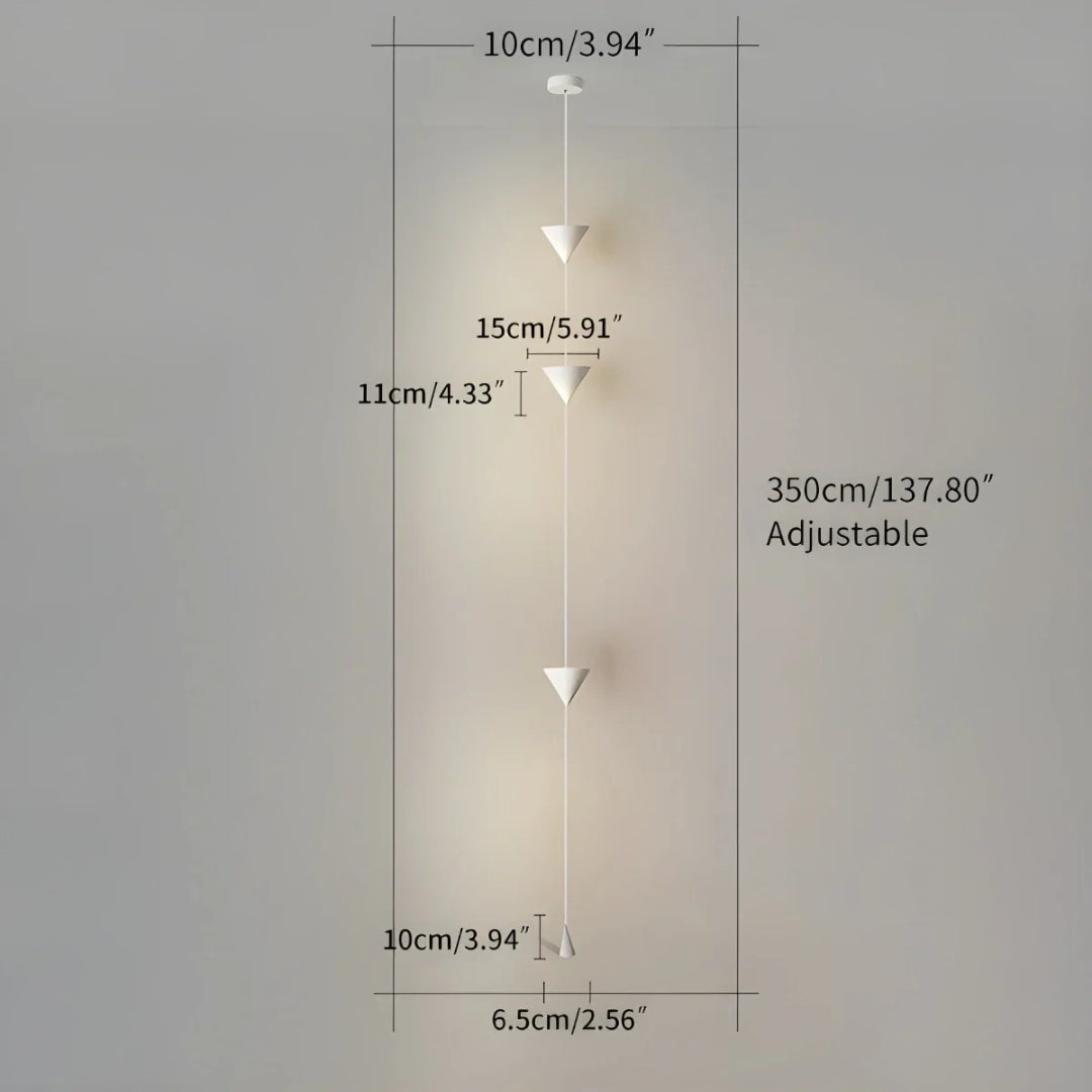 Minimalist Geometric Metal Floor Lamp